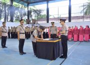 Sertijab Pejabat Polda Gorontalo, Kapolda Tekankan Pelayanan Terbaik