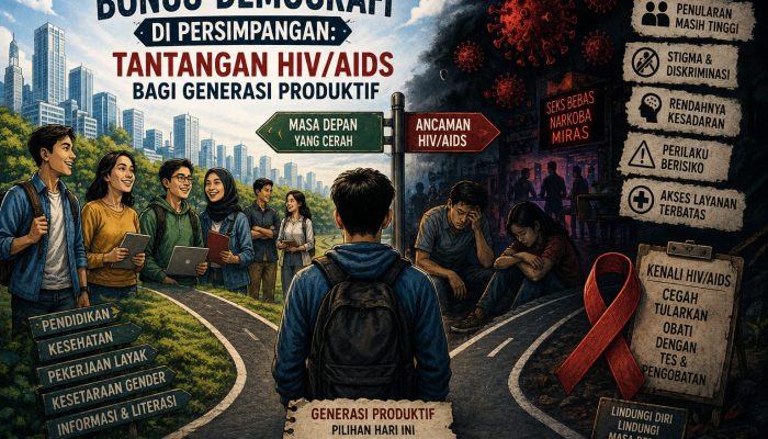 Bonus Demografi di Persimpangan: Tantangan HIV/AIDS bagi Generasi Produktif