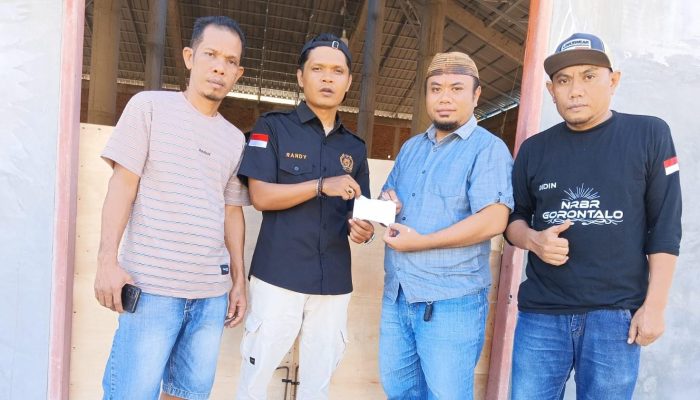 Wujud Kepedulian, NRBR Gorontalo Salurkan Anggaran untuk Pembangunan Masjid At-Taqwa Mamungaa Timur