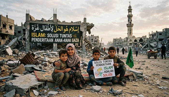 Islam Solusi Tuntas Penderitaan Anak-anak Gaza
