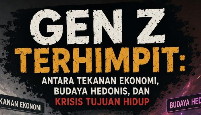 Gen Z Terhimpit: Antara Tekanan Ekonomi, Budaya Hedonis, dan Krisis Tujuan Hidup
