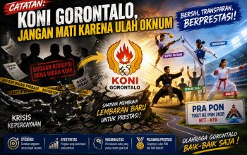 Sebuah Catatan Pena; KONI Gorontalo, Jangan Mati karena Ulah Oknum