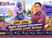GKK 2026 Angkat Harmoni Keberagaman Gorontalo Lewat Karawo