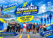 Gorontalo Half Marathon 2026 Bidik Ariel Noah Jadi Bintang